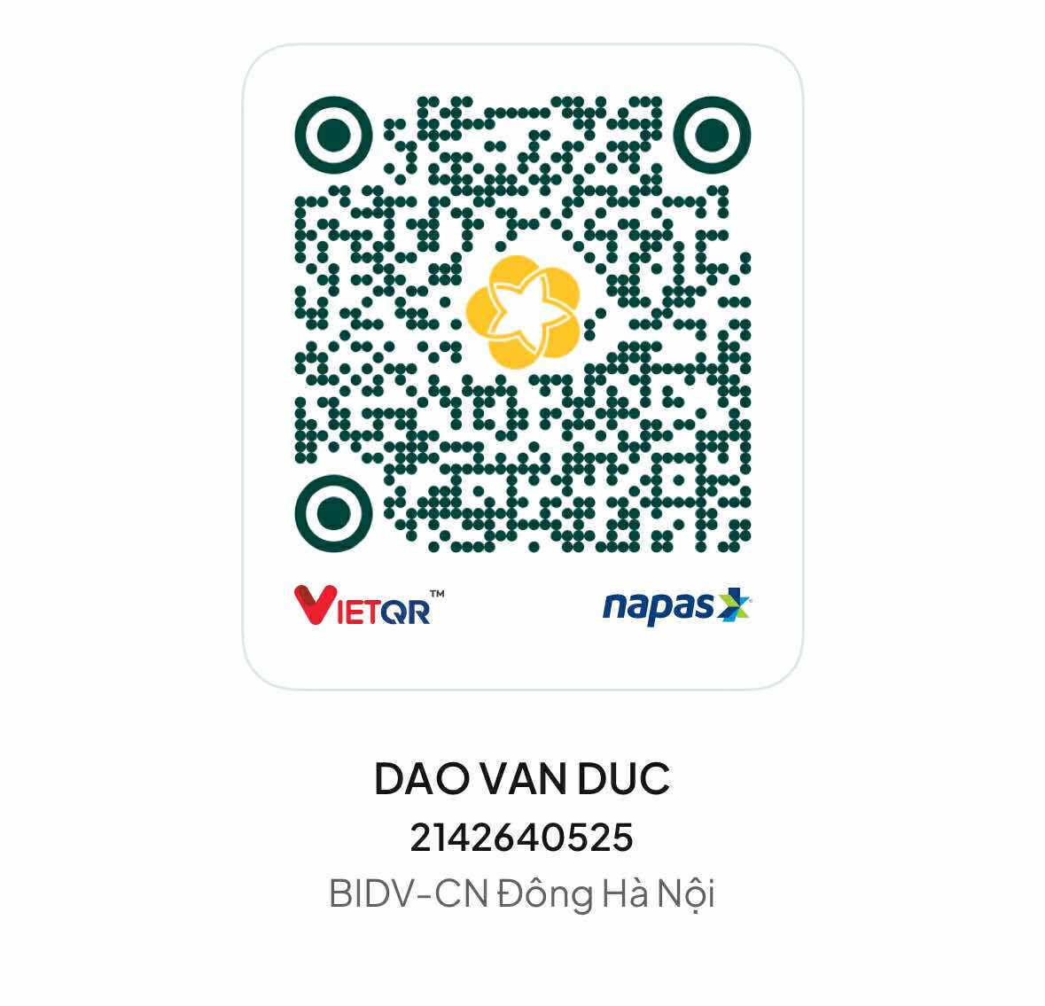 QR Code Thanh Toán
